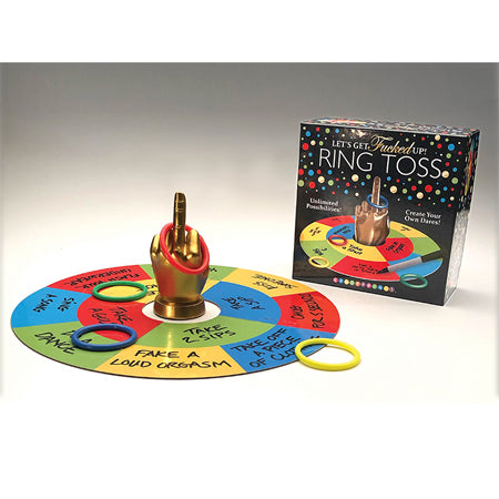Happy Fucking Birthday FU Finger Ring Toss Game