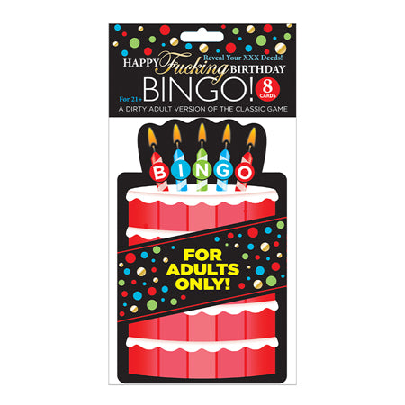 Happy Fucking Birthday Bingo Game