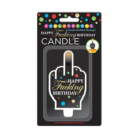 Happy Fucking Birthday Large FU Candle