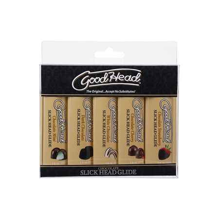 GoodHead Chocolate Slick Head Glide - Asst. Flavors Pack of 5
