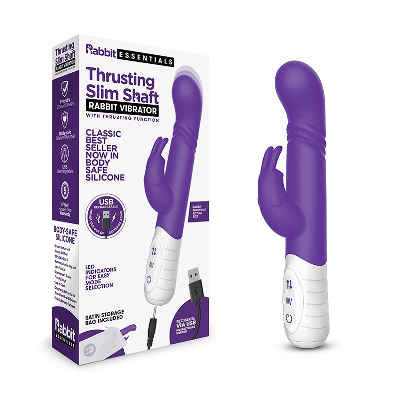 Thrusting Rabbit Vibrator Shaft - PUR
