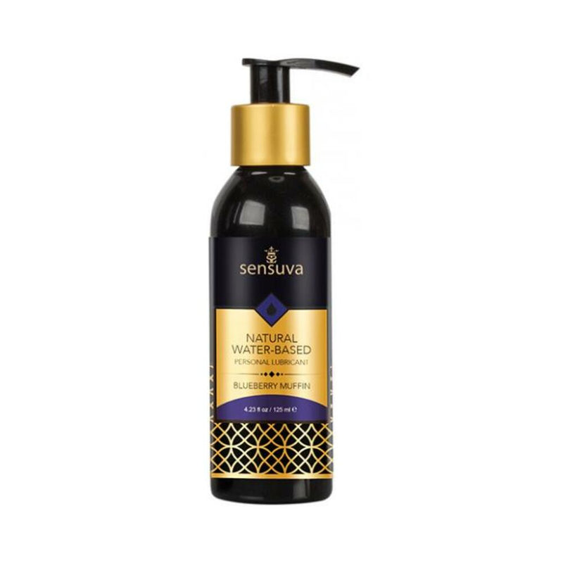 Sensuva Natural Water Based Personal Moisturizer - 4.23 Oz Blueberry Muffin
