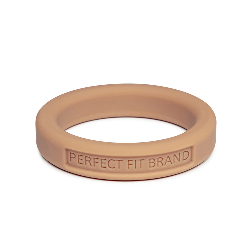 Classic 1.4" (36 mm) Silicone Med. Stretch Penis Ring Skintone 3