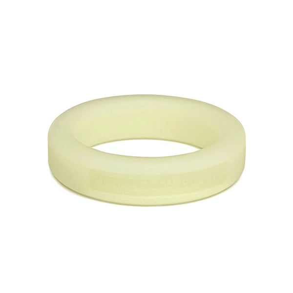 Classic 1.4&quot; (36 mm) Silicone Med. Stretch Penis Ring Glow In The Dark