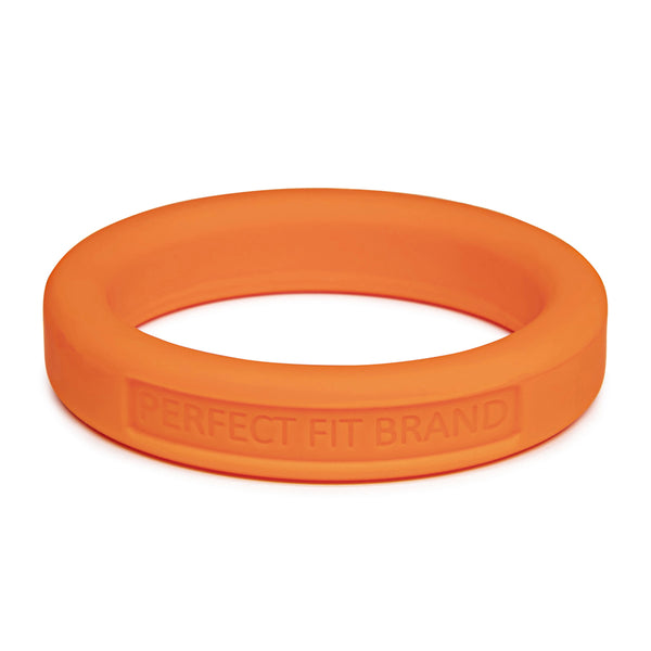 Classic 1.75&quot; (44 mm) Silicone Med. Stretch Penis Ring Orange