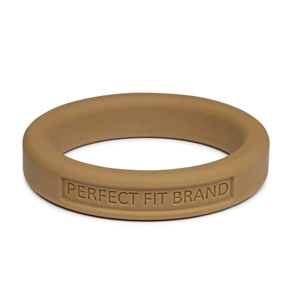 Classic 1.75&quot; (44 mm) Silicone Med. Stretch Penis Ring Gold