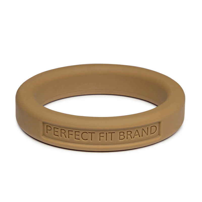 Classic 1.75&quot; (44 mm) Silicone Med. Stretch Penis Ring Gold