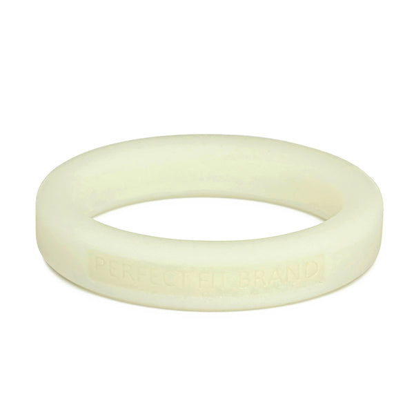 Classic 1.75&quot; (44 mm) Silicone Med. Stretch Penis Ring Glow In The Dark