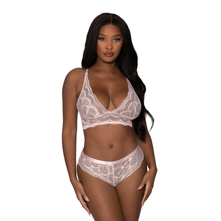 Seabreeze Strappy Back Cami & Short Blush S/M