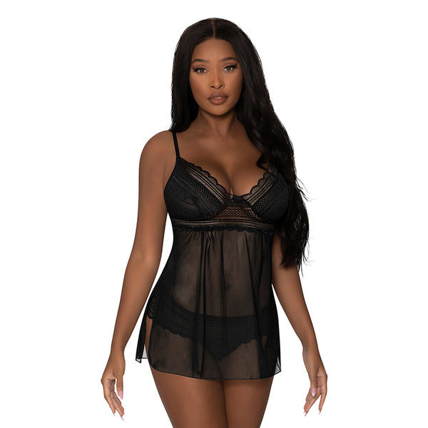 MS Modern Romance Baby Doll & Tng Blk S/