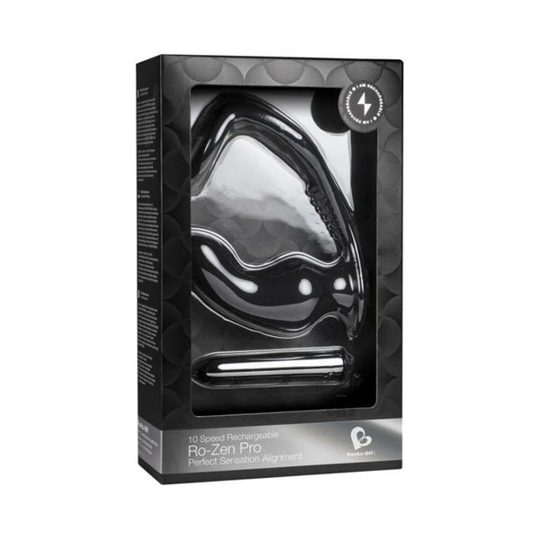 Ro-Zen Pro Rechargeable 10X Black Prostate Massager