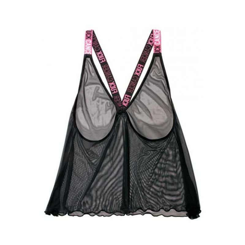 Vibes F*ck Cancer Tank Top Black S/M