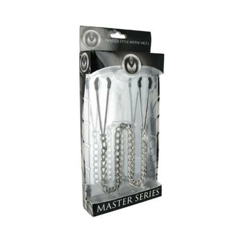 Tweezer Nipple Clamps Silver