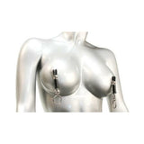 Adjustable Bondage Ring Barrel Nipple Clamps