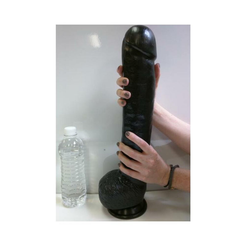 The Black Destroyer Huge 16.5 inches Dildo