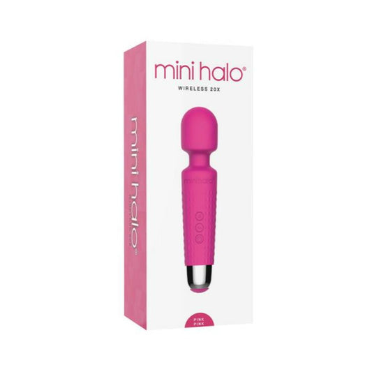 Mini Halo Wireless Wand 20x Silicone Pink Pink