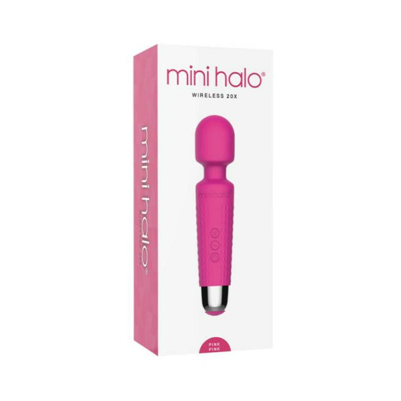 Mini Halo Wireless Wand 20x Silicone Pink Pink
