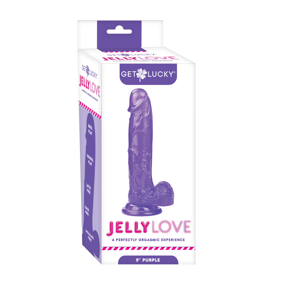 Get Lucky 9'' Jelly Dong Purple
