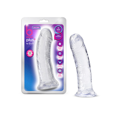 Blush B Yours Plus 8' Roar n Ride Dildo - Clear