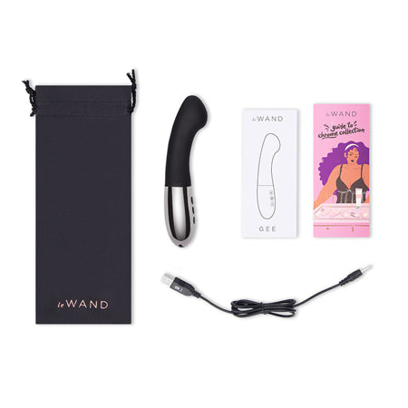 Le Wand GEE G-Spot Targeting Rechargeable Vibrator - Black