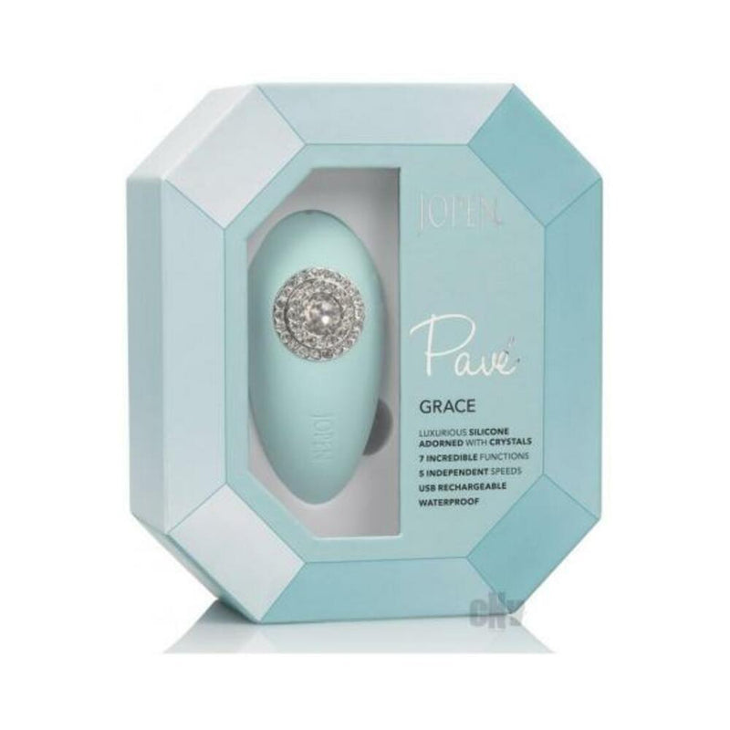 Pave Grace Green Mini Palm Sized Massager