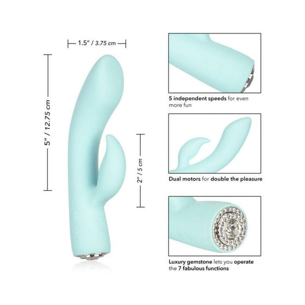 Pave Marilyn  Green Rabbit Style Vibrator