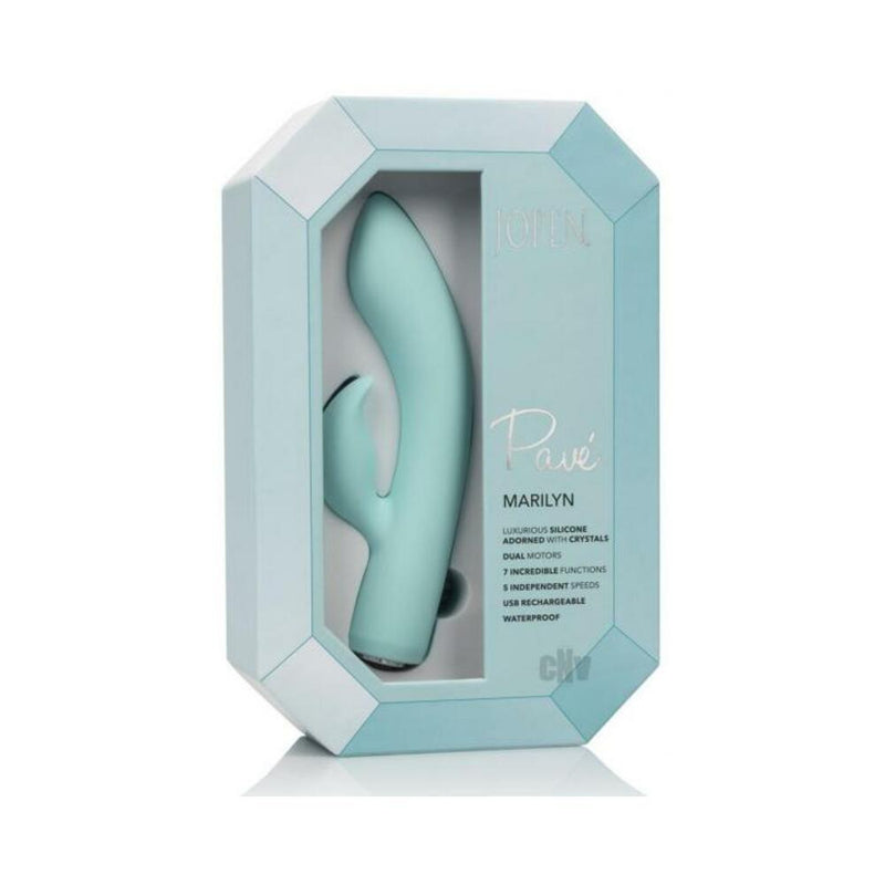 Pave Marilyn  Green Rabbit Style Vibrator