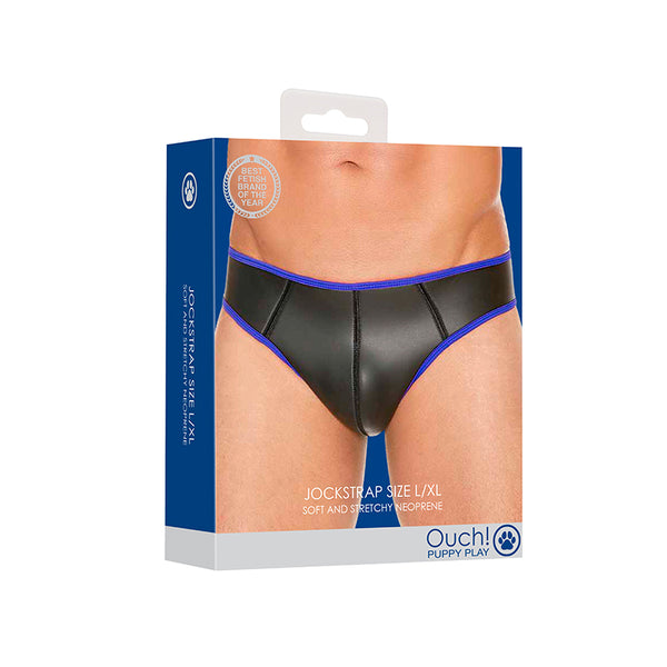 Neoprene Jockstrap Size L/XL  Blue