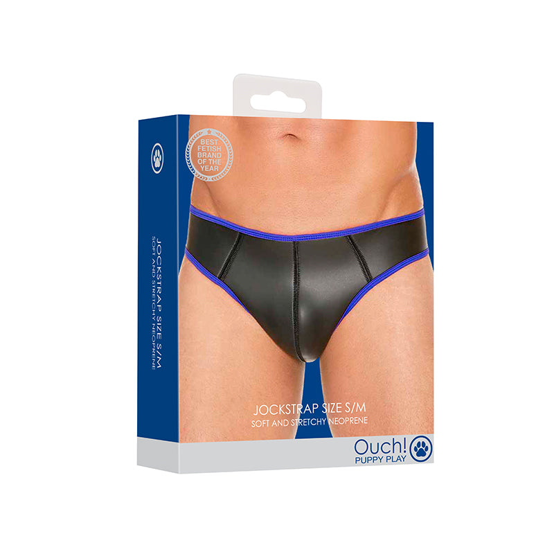 Neoprene Jockstrap Size S/M Blue