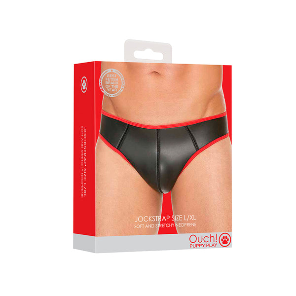 Neoprene Jockstrap Size L/XL Red