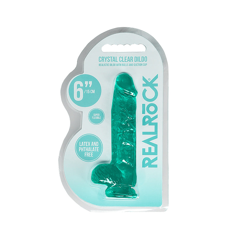 Realrock Realistic Dildo W/Balls 6in Tur