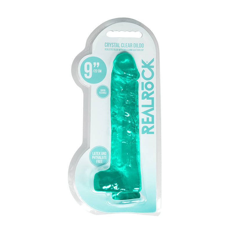 Realrock Realistic Dildo W/Ball 9in Tur