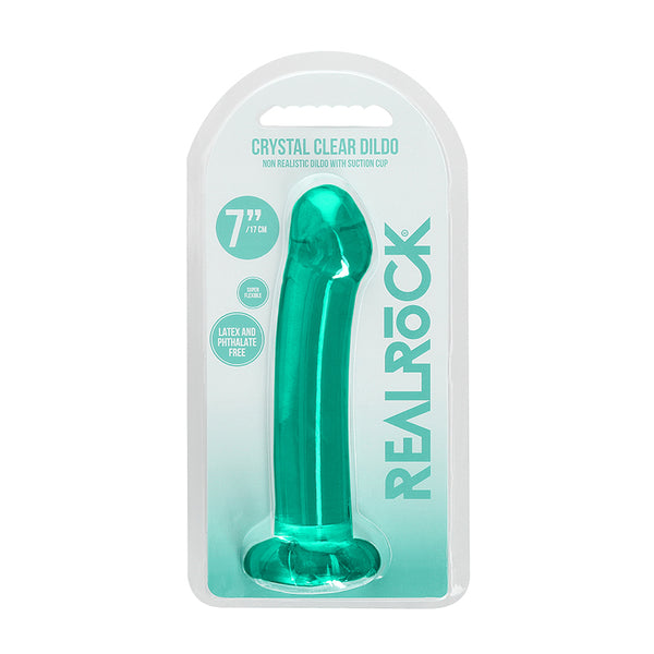 Realrock Non Realistic Dildo 6.7in Turq