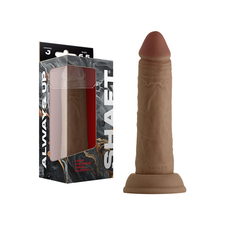 Shaft Model J Liquid Silicone 6.5' Dong - Oak