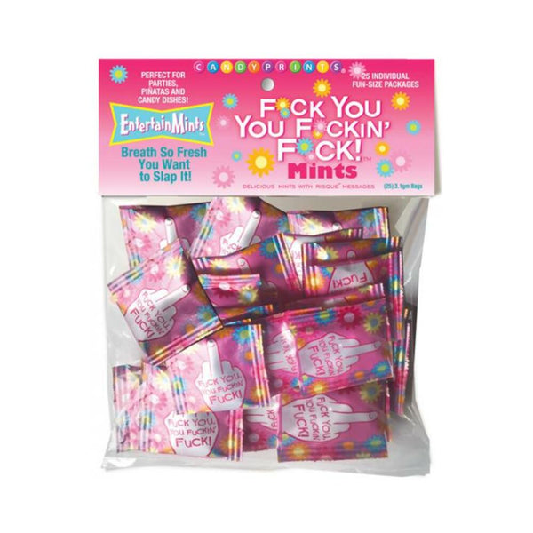 F*ck You You F*ckin F*ck Mints Bag Of 25 Fun Size Packages