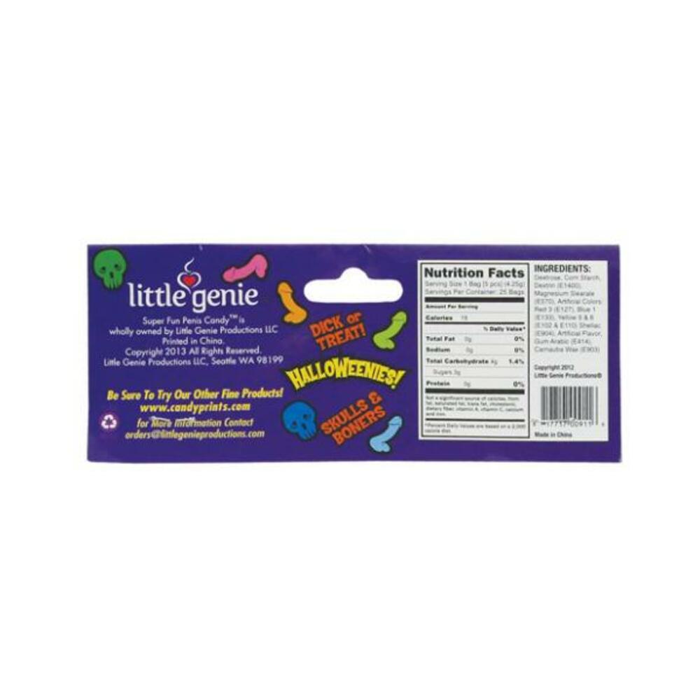 Halloweenies Dick Or Treat Minis Bag Of 25