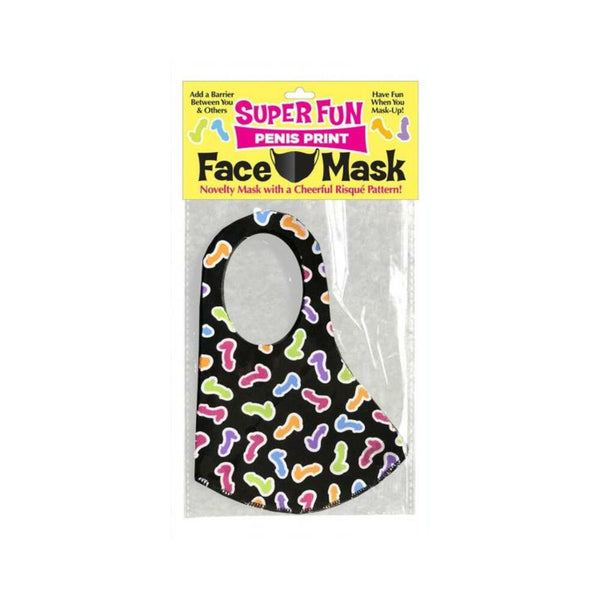 Super Fun Penis Print Mask