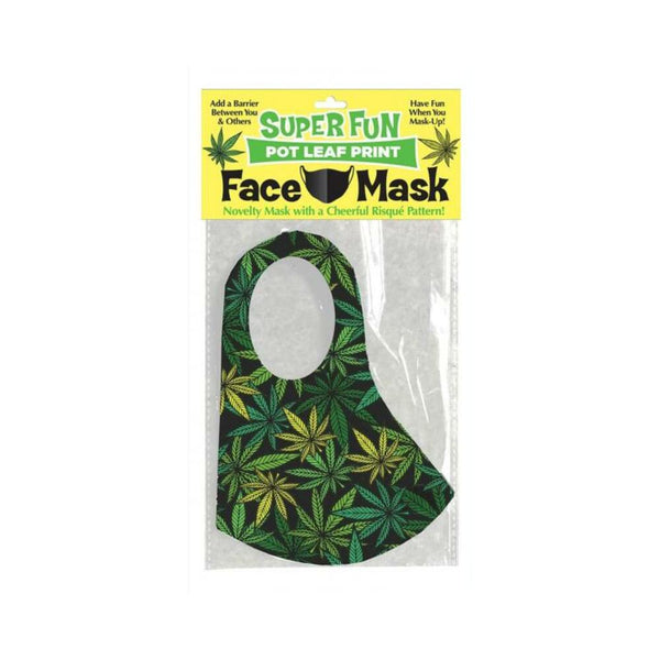 Super Fun Pot Leaf Face Mask