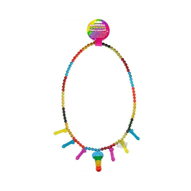 Rainbow Pecker Whistle Necklace