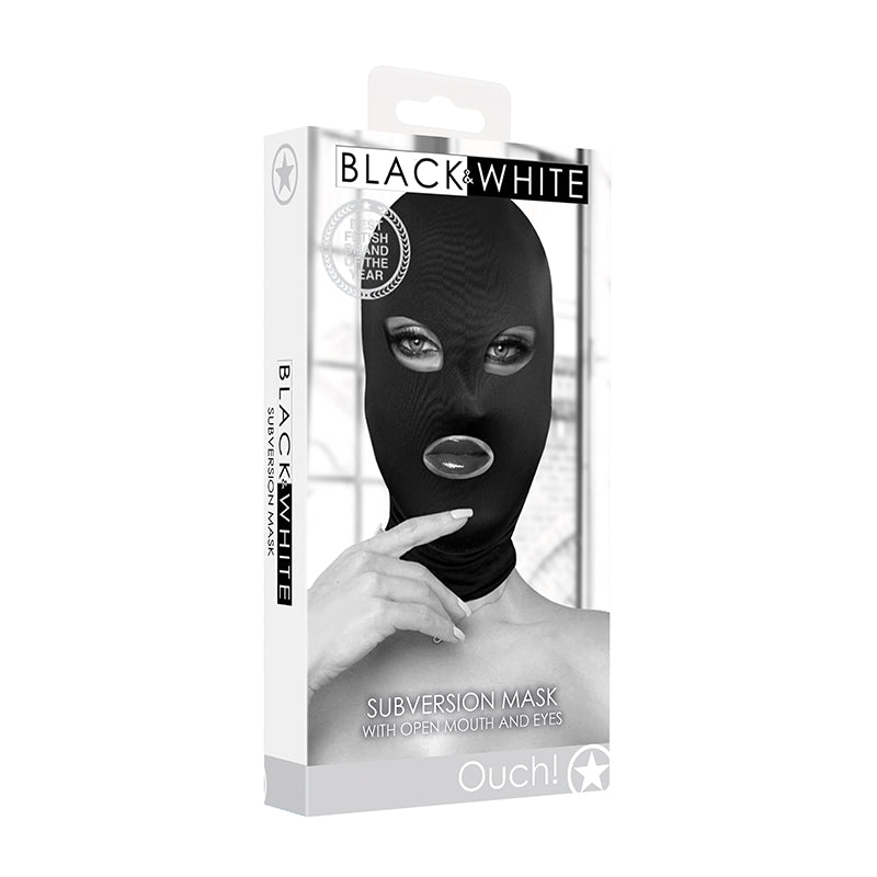 Ouch! B&W Subversion Mask Open Mouth Bk