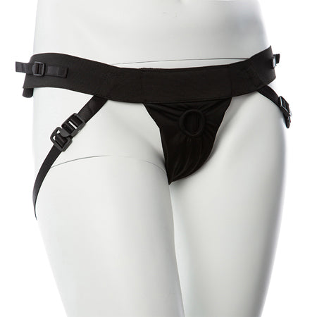 Gender Fluid Johnnie Strap On Harness - Black