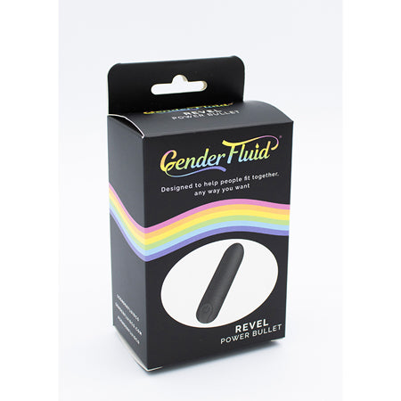 Gender Fluid Revel Power Bullet - Matte Black