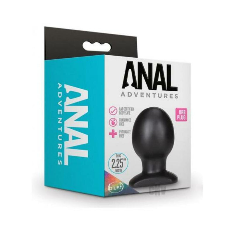 Blush Anal Adventures Orb Plug - Black