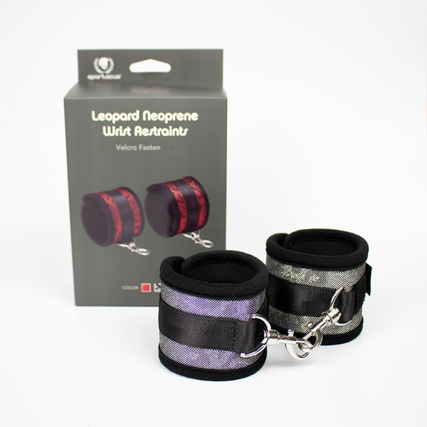 Wrist Restraints Neoprene Silver