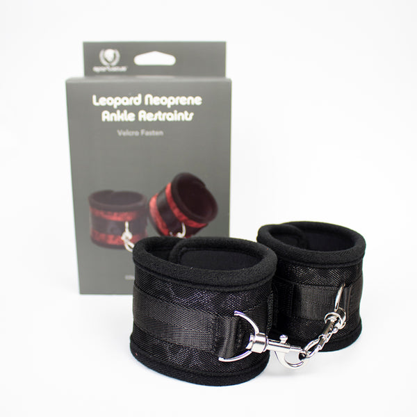 Ankle Restraints Neoprene Black