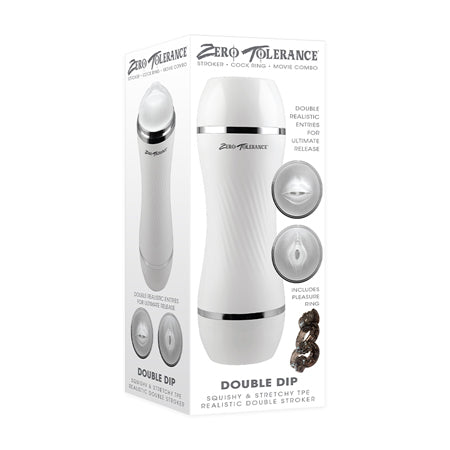 Zero Tolerance Double Dip Stroker - White