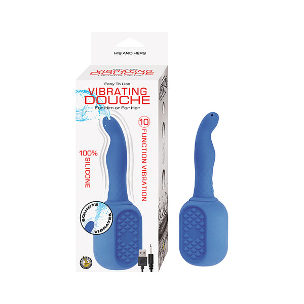 Vibrating Douche Blue