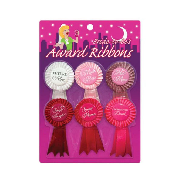 Bride to Be's Award Ribbons - Pack of 6
