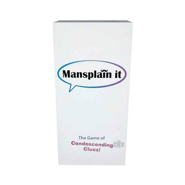 Mansplain It- The Game Of Condescending Clues!
