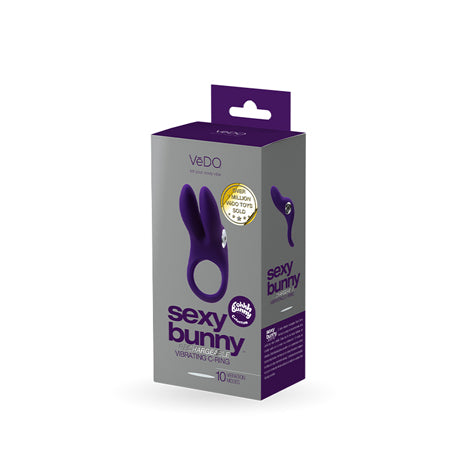 VeDO Sexy Bunny Rechargeable Ring - Deep Purple